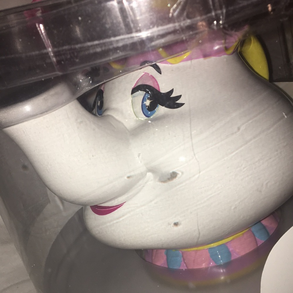 Disney Mrs Potts ceramic bank NWT